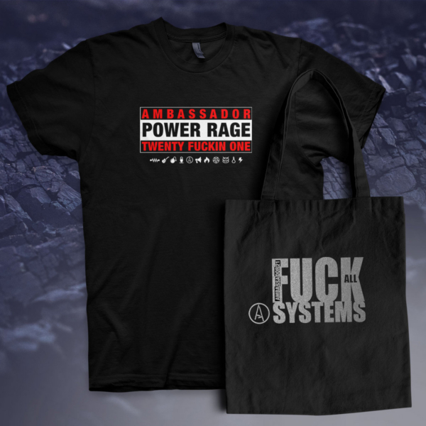 Ambassador21 "Twenty Fuckin One" t-shirt + tote bag