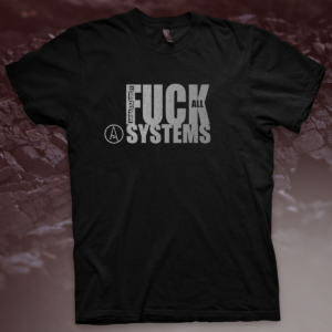 Ambassador21 "Fck All Systems. Silver" t-shirt